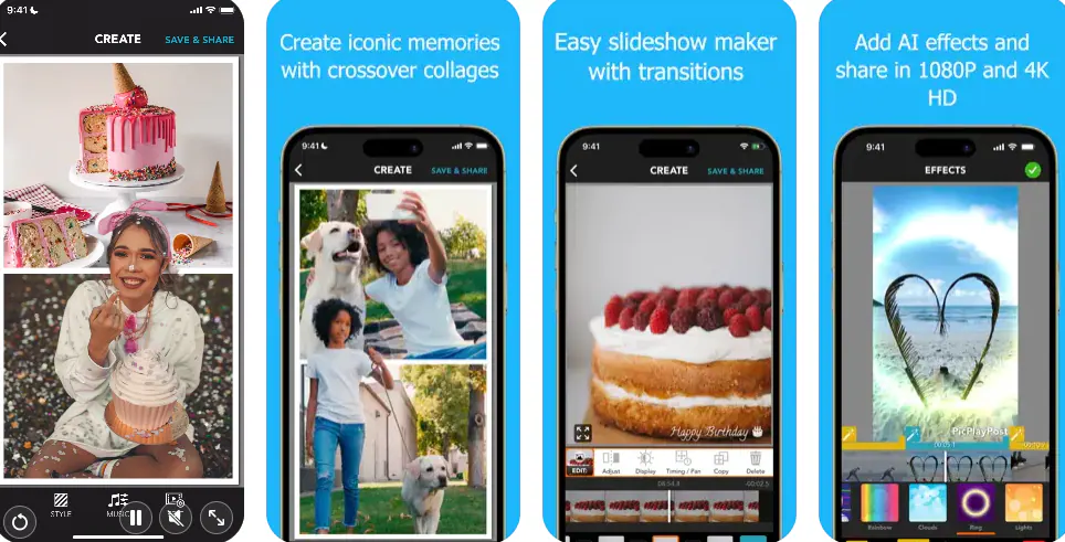 picplaypost video collage maker for mobile