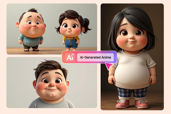 AI fat character animation