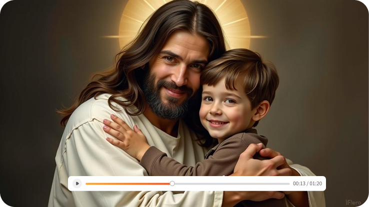 ai jesus hug video generator online