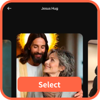 select ai jesus hug template