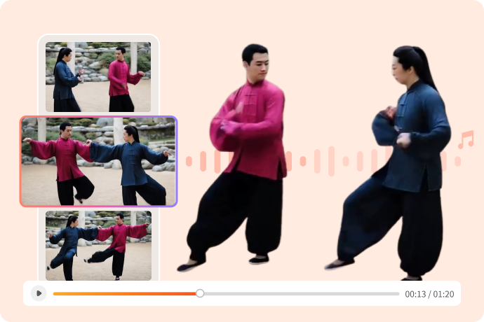 refine ai kung fu videos