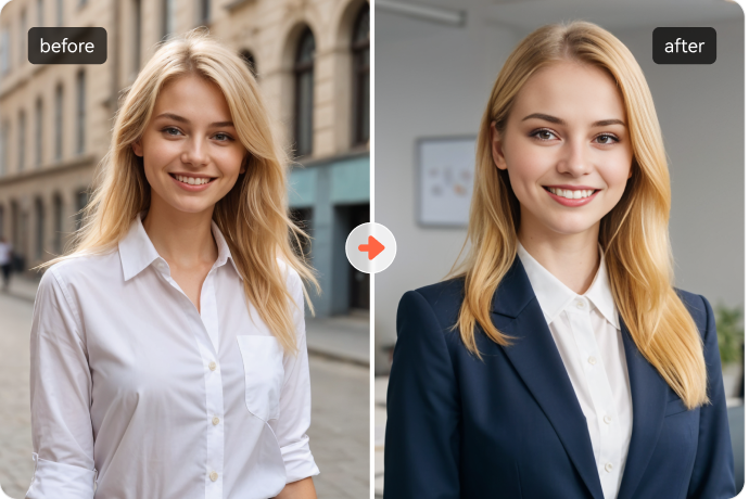 create AI linkedin headshots in 1 click