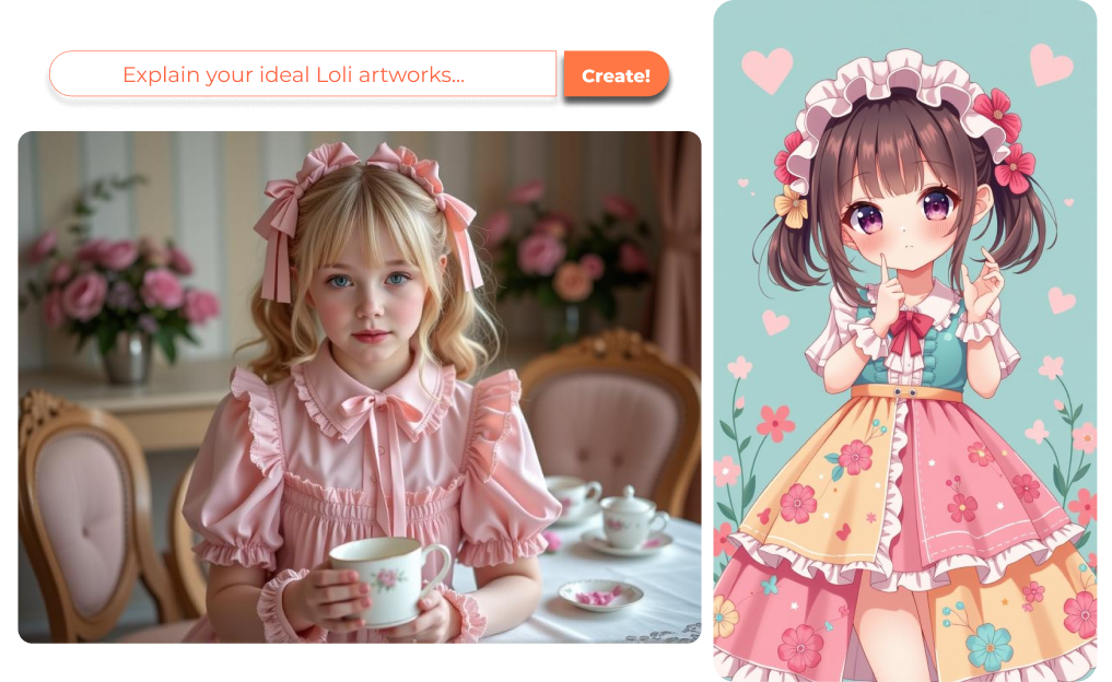 Create Your own loli from text