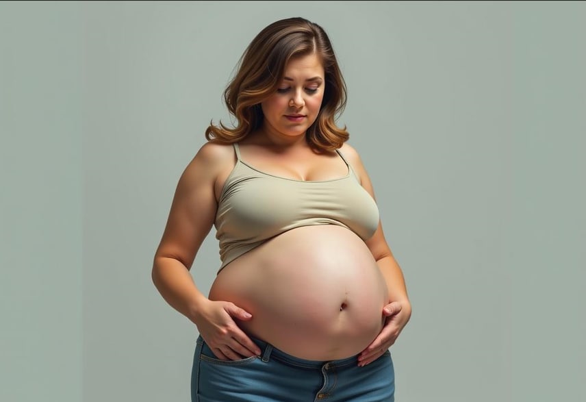 visualize how you would look pregnant