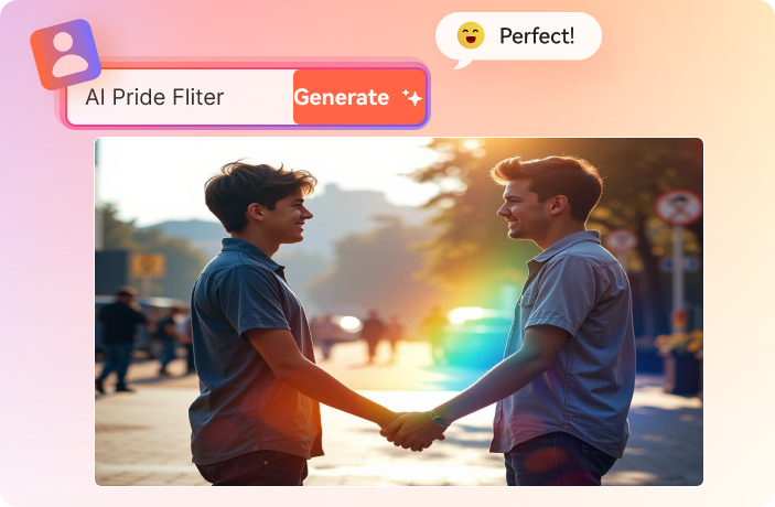 rainbow pride filter online free
