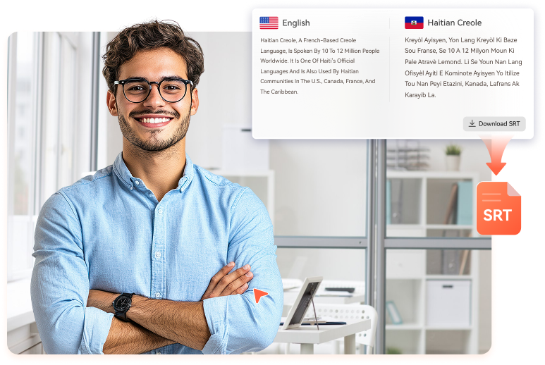 Transcribe and Download Haitian Creole Subtitles