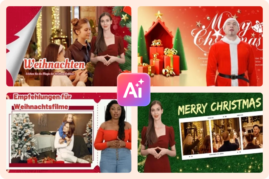 rich santa video templates