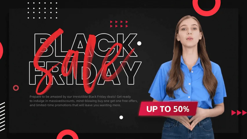 video templates for black friday