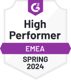 g2 badges higher performaer emea