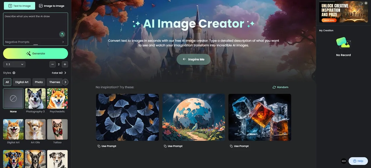 fotor ai photography generator