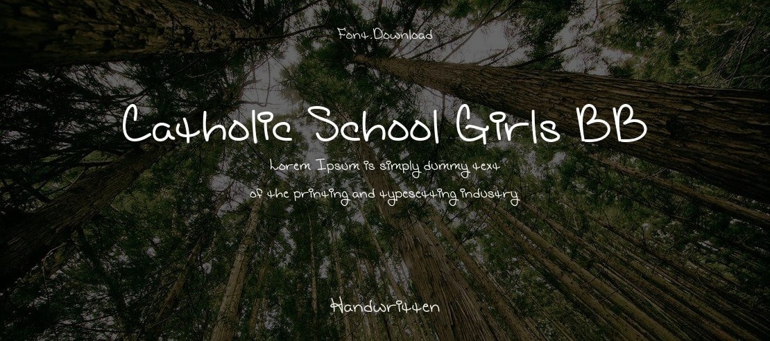 catholic school girls youtube thumbnail font