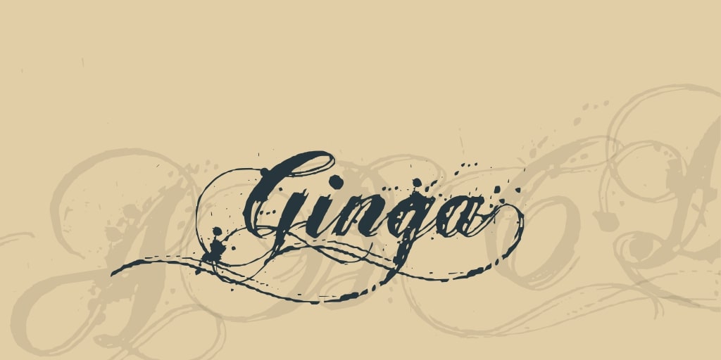 ginga youtube thumbnail font