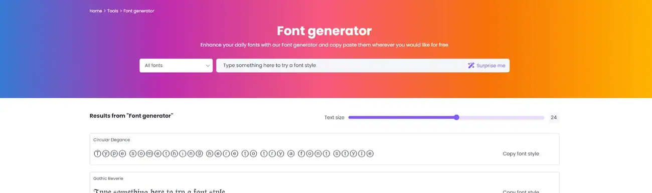 text font generator instagram fonts