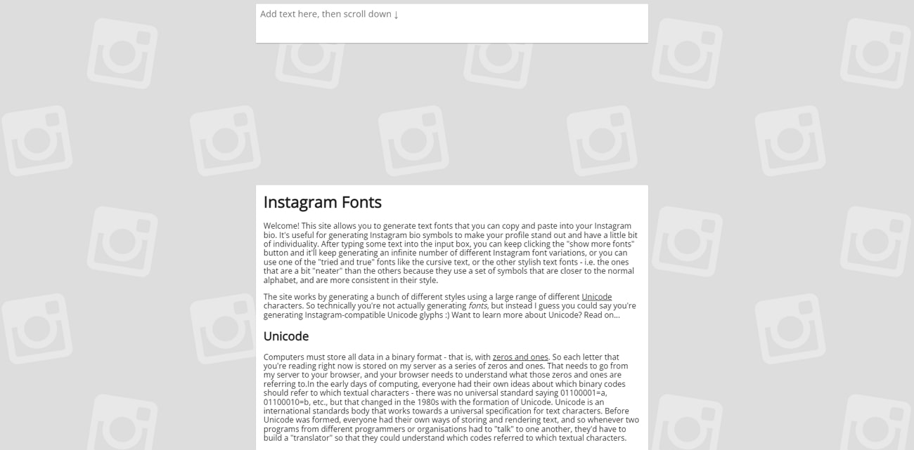 instagram fonts tool