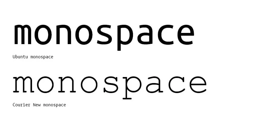 monospace font gaming projects