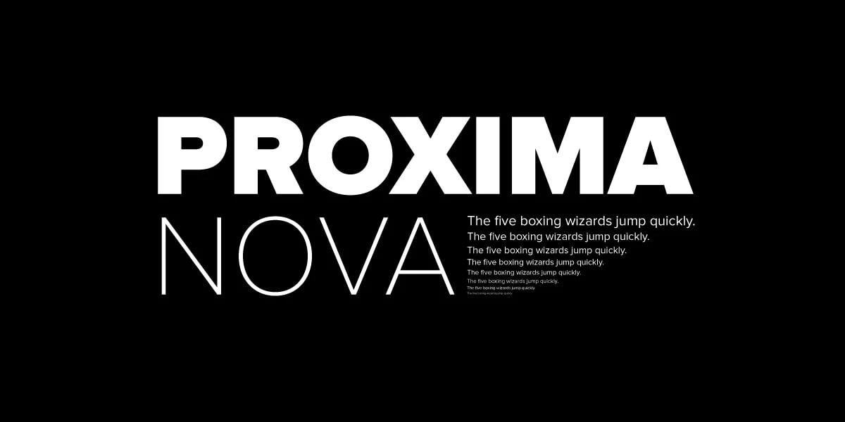 proxima youtube video font