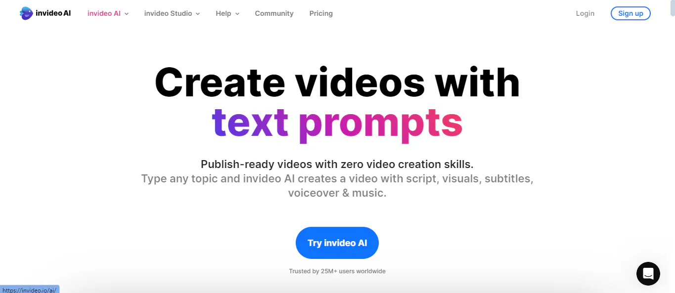  invideo online video generator