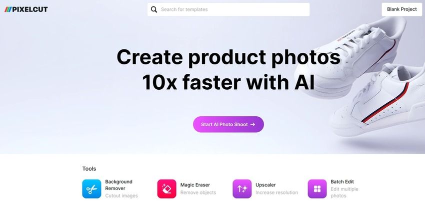 pixelcut ai product photo generator
