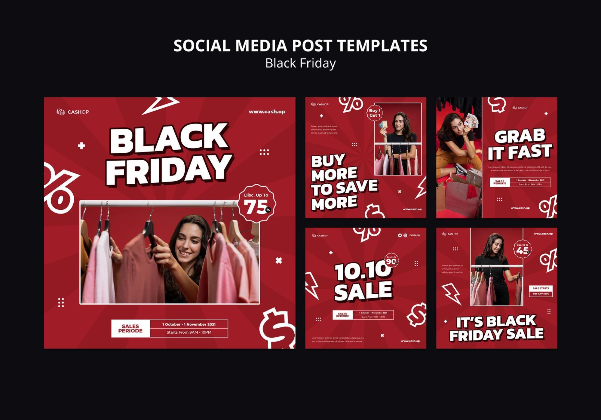 black friday social media marketing