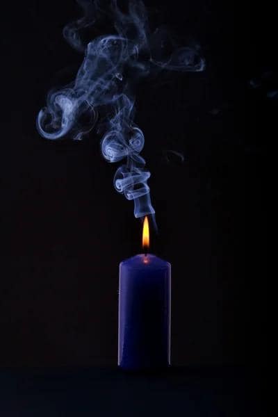 candles with element of smoke