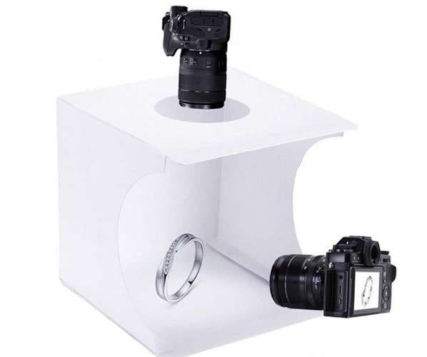 a gemstone photography lightbox