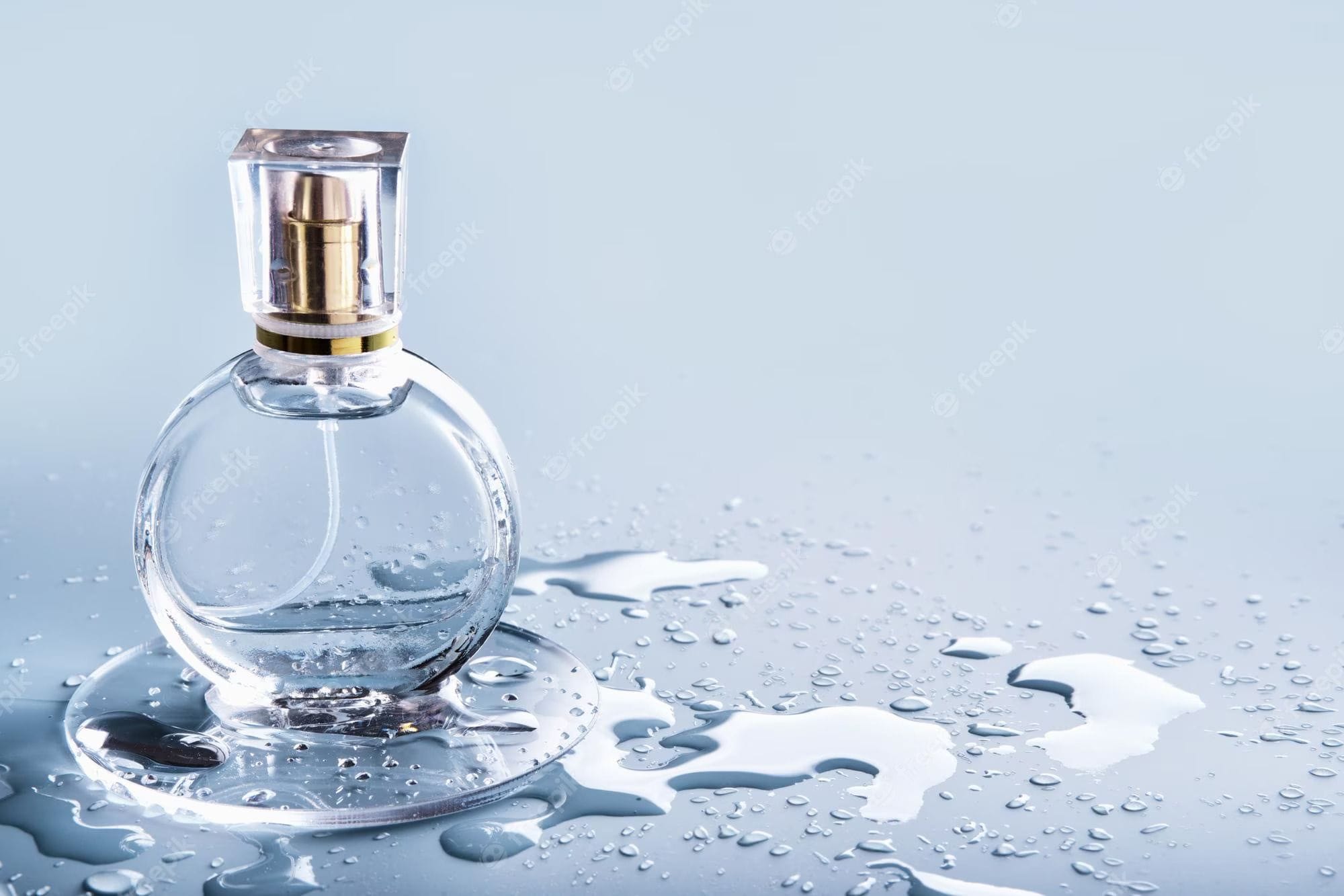 water splash background for perfume
