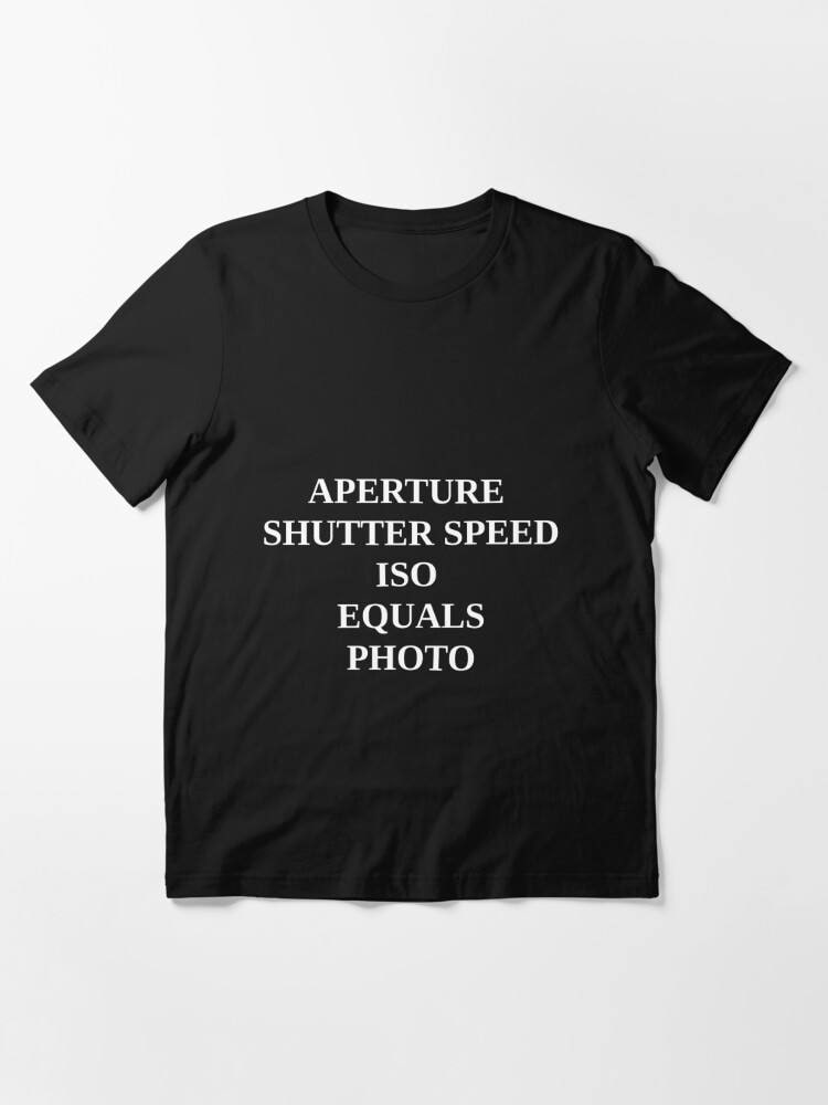 photography terms or jargons on tshirt