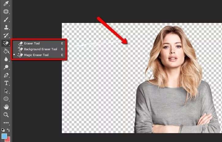 photoshop how to remove white background