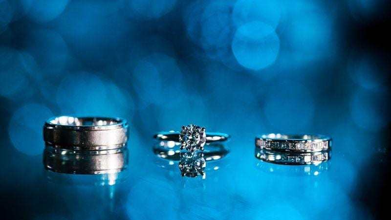 diamond ring photography reflection management