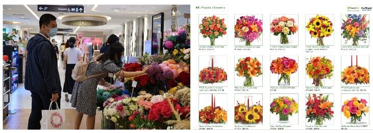 easy to compare the price thanksgiving floral 